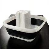 Collapsible Foot Tub Basin plus 100 Liners for Ionic Foot Detox