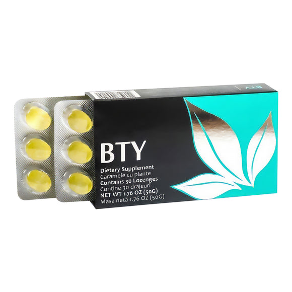 BTY Beauty Plant DNA Lozenge Drops by APLGO, Dietary Supplements 30 Lozenges, (50G)