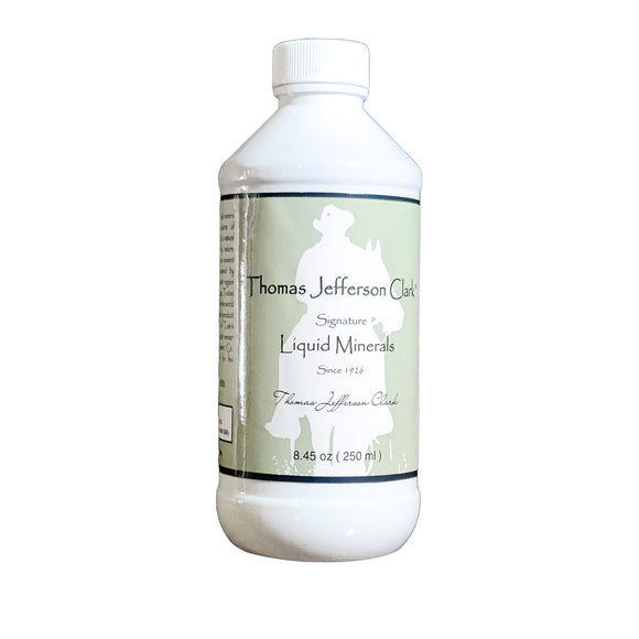 Thomas Jefferson Clark Highly Concentrated Plant Derived Colloidal Signature Liquid Minerals - 8.45 oz (250 ml) - 280mg Minerals Per Serving